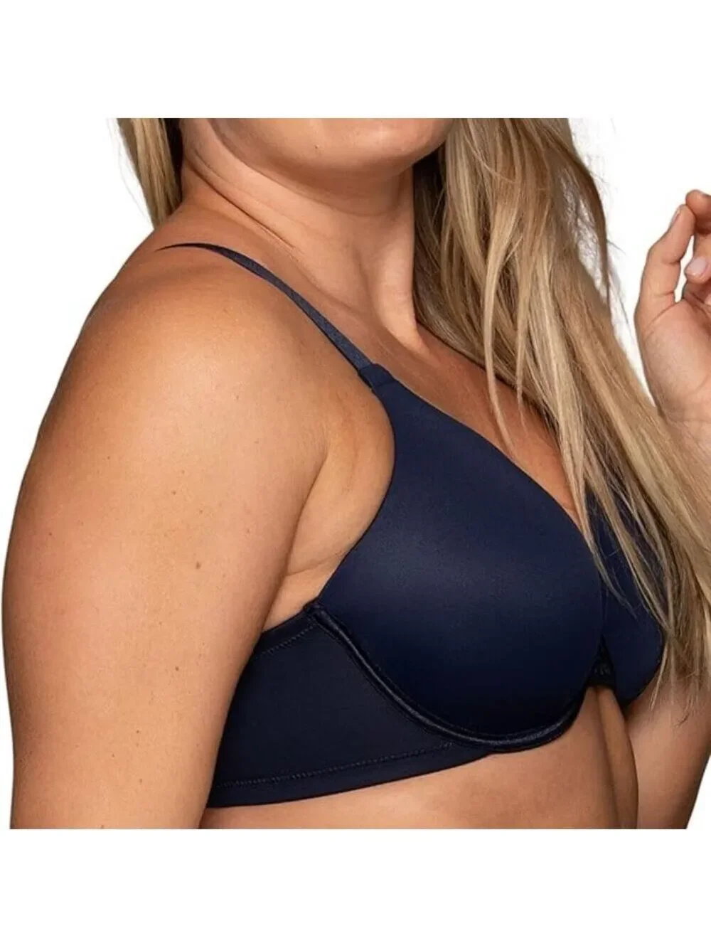🩷🩷Vanity Fair Beauty Back Full Figure Underwire Navy Bra 76380 40C NWT